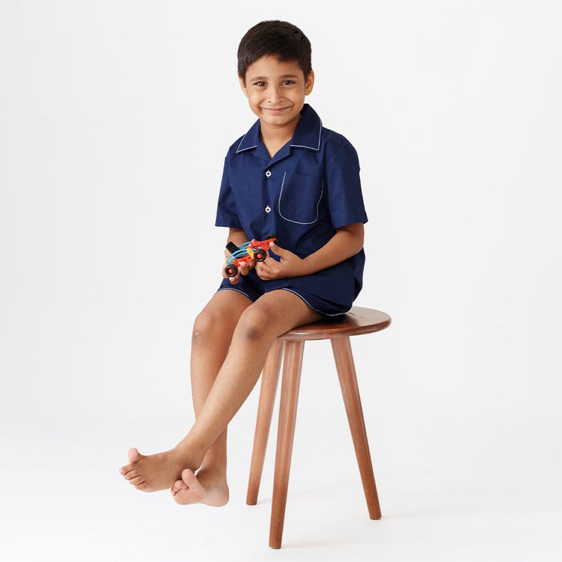 Midnight Scout Shirt & Shorts Set