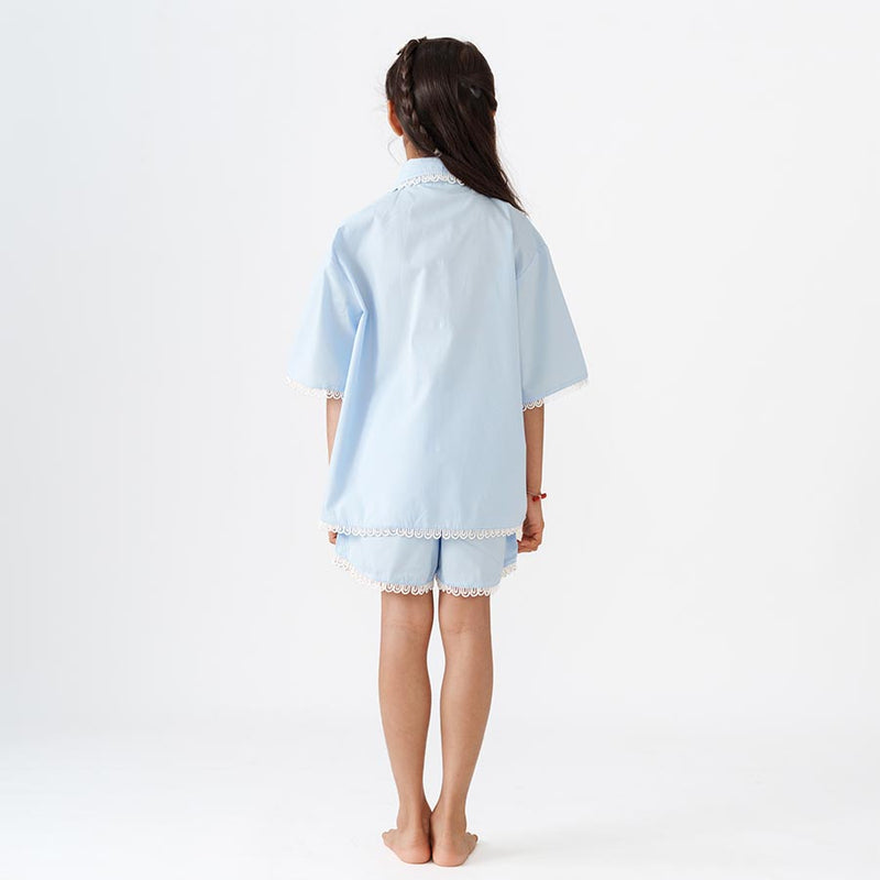 Aeris Lace Shorts Set - Girls