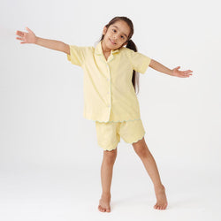 Lemonade Kids Scalloped Shorts Set