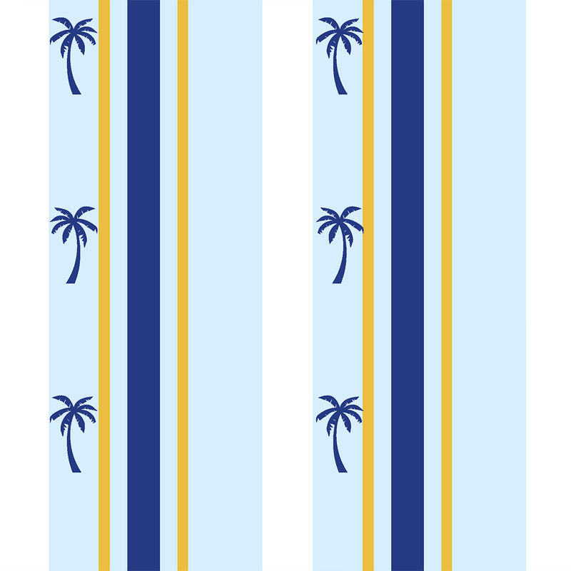 Midnight Palms Embroidered T-Shirt & Cotton Boxers