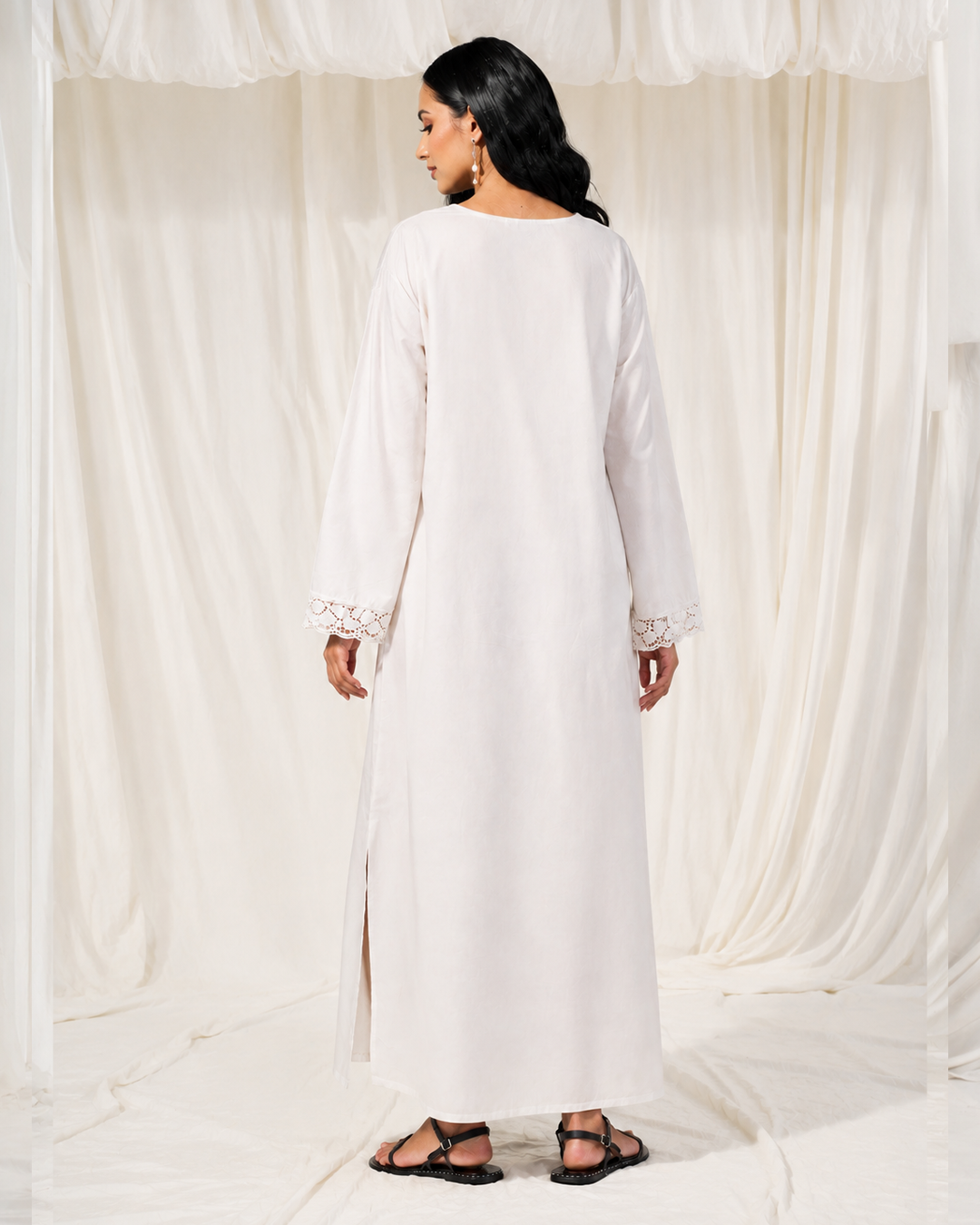Bloom Kaftan <br> A-line Embroidered Kaftan
