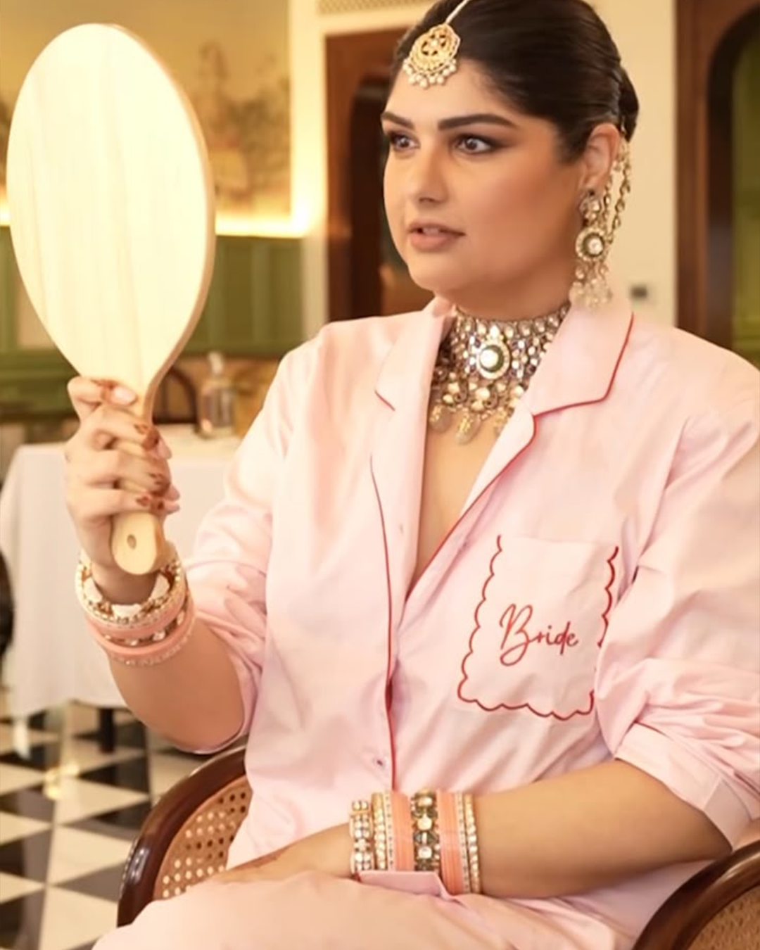 Bridal Siesta Embroidered - Everyday Set <br> Women Cotton Notched Pajama Set
