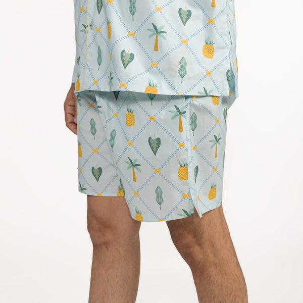 Pineapple Palms Cotton Boxers