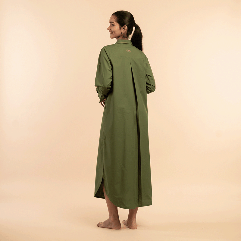 Wild Moss- Sleepshirt Dress