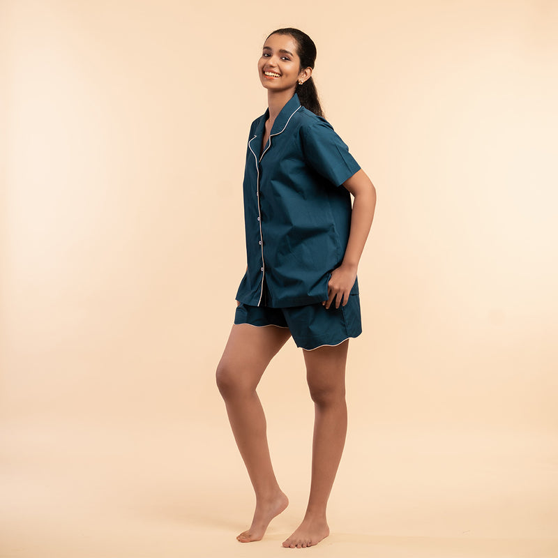 Deep Current Curvy Shorts Set