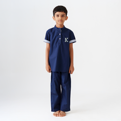 Captain Blue Shirt & Pant Set