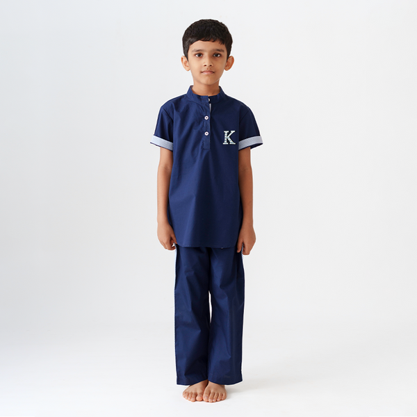 Captain Blue Shirt & Pant Set