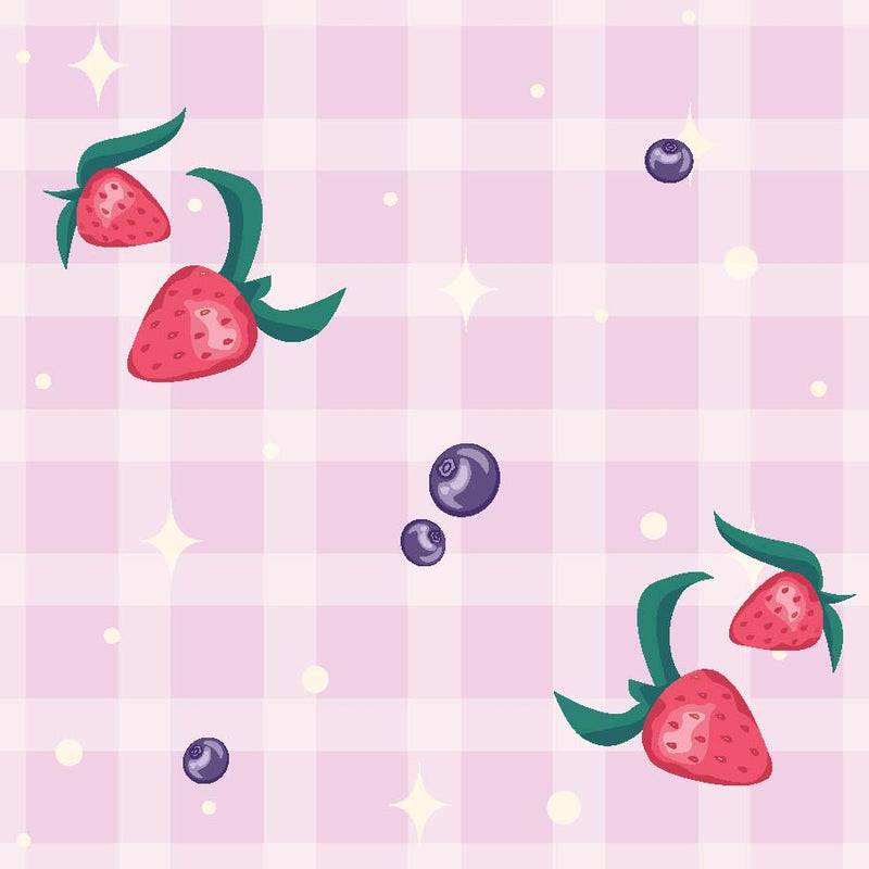 Berry Patch Cotton Notched Collar Pyjama Set