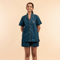 Deep Current Curvy Shorts Set