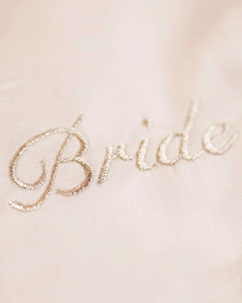 Bridal Ivory Pearl Satin Relaxed Pyjama Set