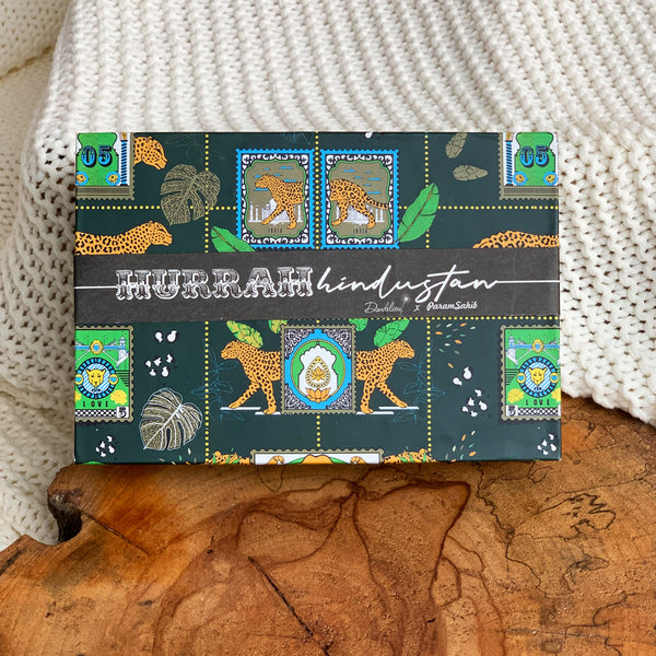 Dandelion - Green - Printed Paper - Jungle Safari- Post Cards