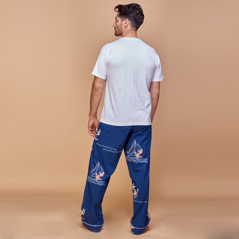 Set Sail T-shirt & Cotton Pyjama