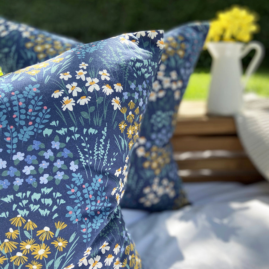 Dandelion - Cushion- Meadows - Daisy - Woven Printed