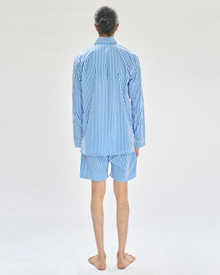 Floaty Sky - Everyday Set<br>Men’s Cotton Notch Collar Shorts Set
