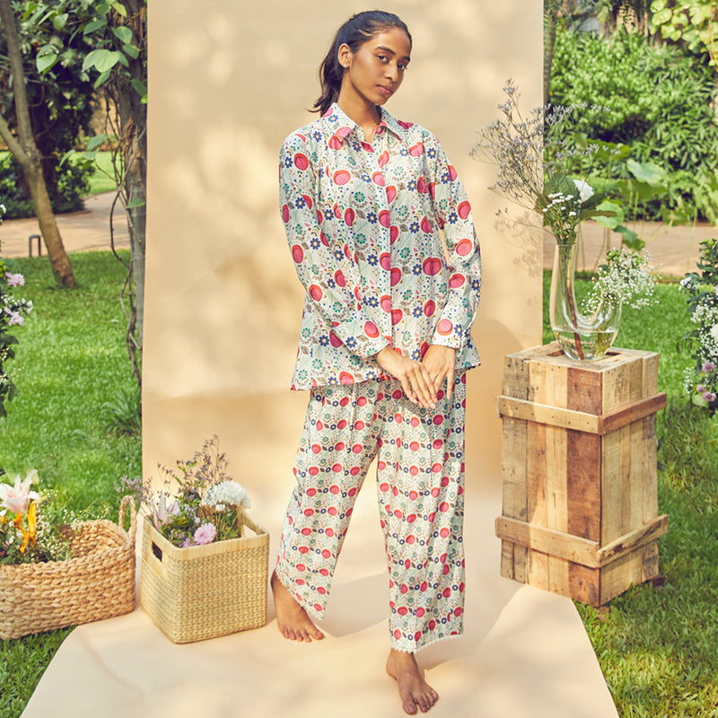 Peony Birds - Lantern Pants