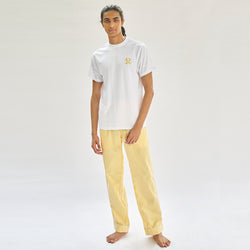 Sunray Embroidered T-shirt & Cotton Pyjama Men's