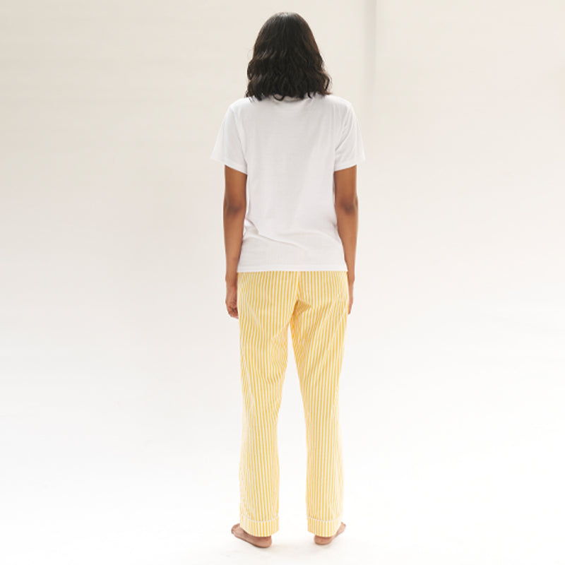 Sunray Embroidered T-shirt & Cotton Pyjama Women's